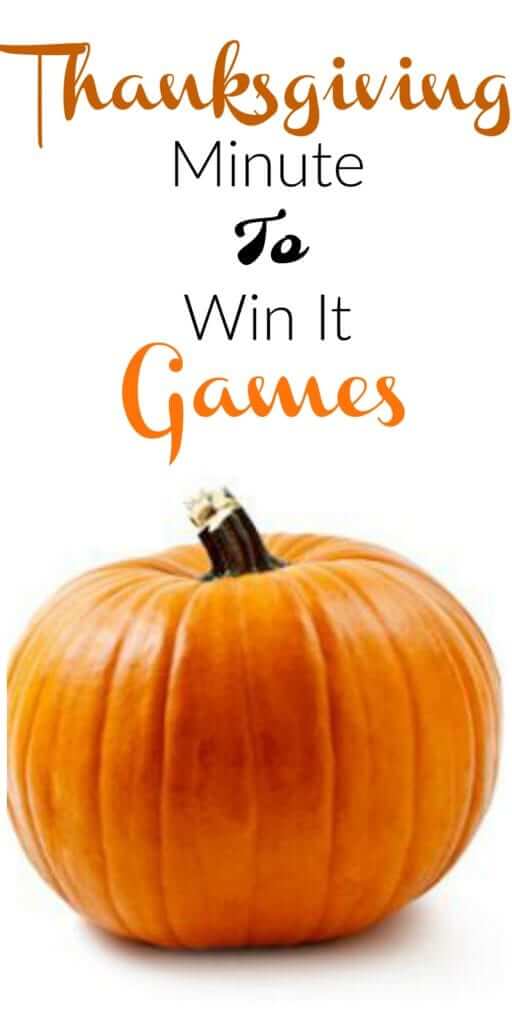 10 Thanksgiving Minute To Win It Games | Lou Lou Girls