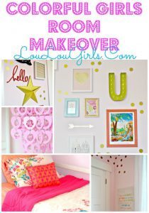 Colorful Girls Room Makeover - Lou Lou Girls