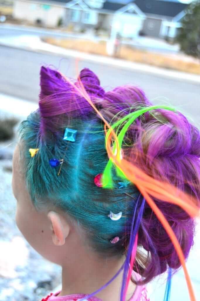 Crazy Hair Day Idea, Dragon Hair for Girls - Lou Lou Girls