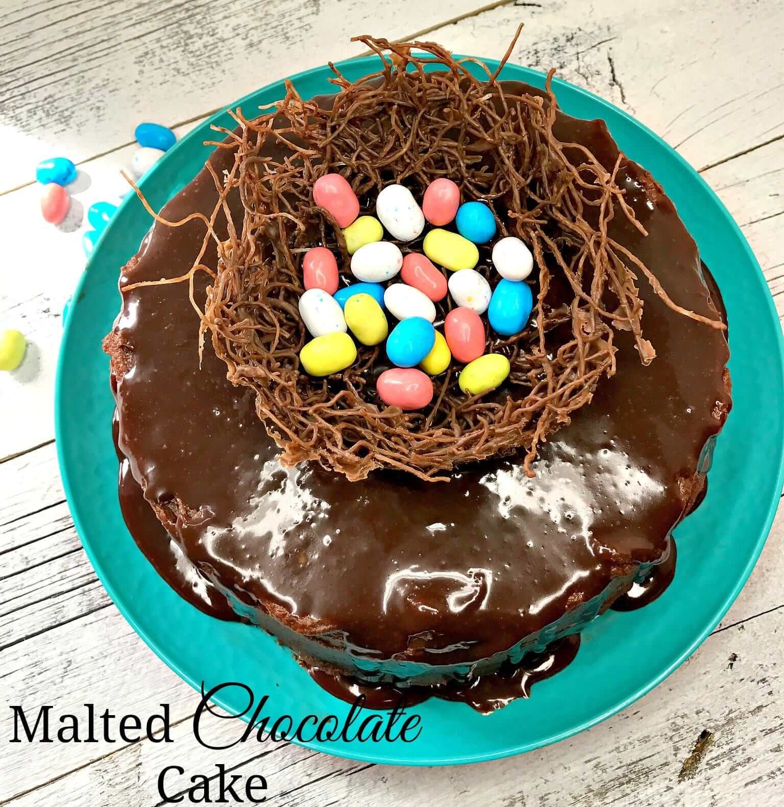 Delicious Malted Chocolate Cake - Lou Lou Girls