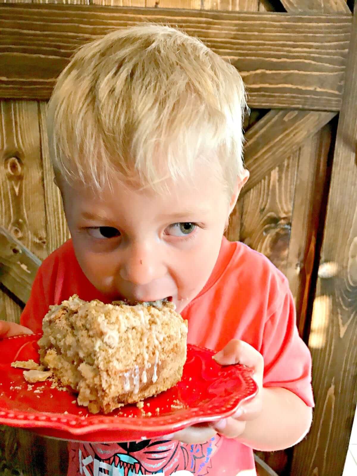 Cinnamon Apple Crumb Cake Lou Lou Girls