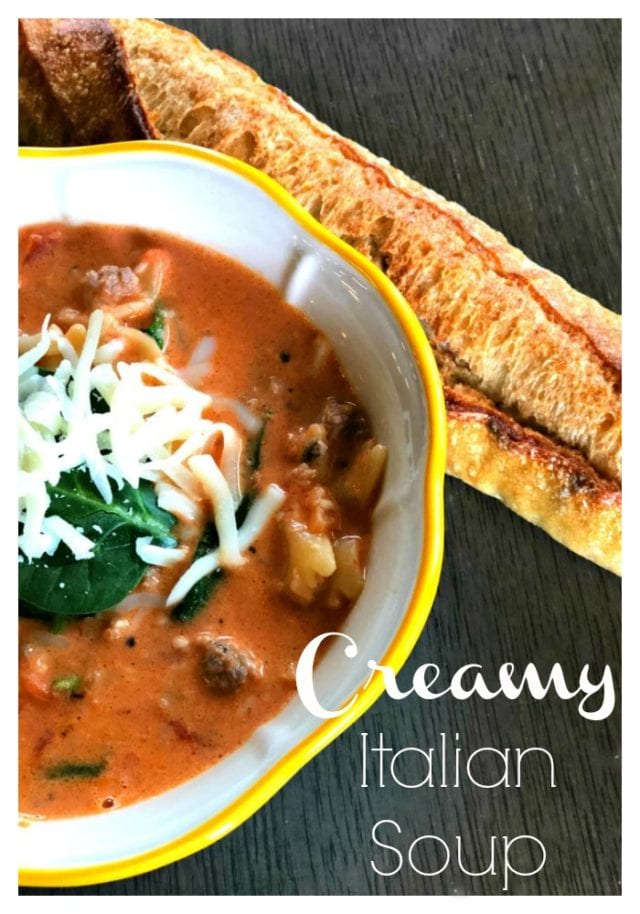 Easy Creamy Italian Soup Lou Lou Girls 