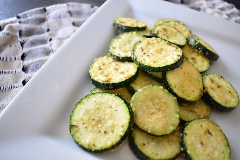 Yummy Oven Roasted Zucchini - Lou Lou Girls