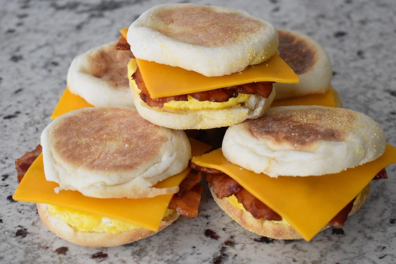 To Go Breakfast Sandwiches - Lou Lou Girls