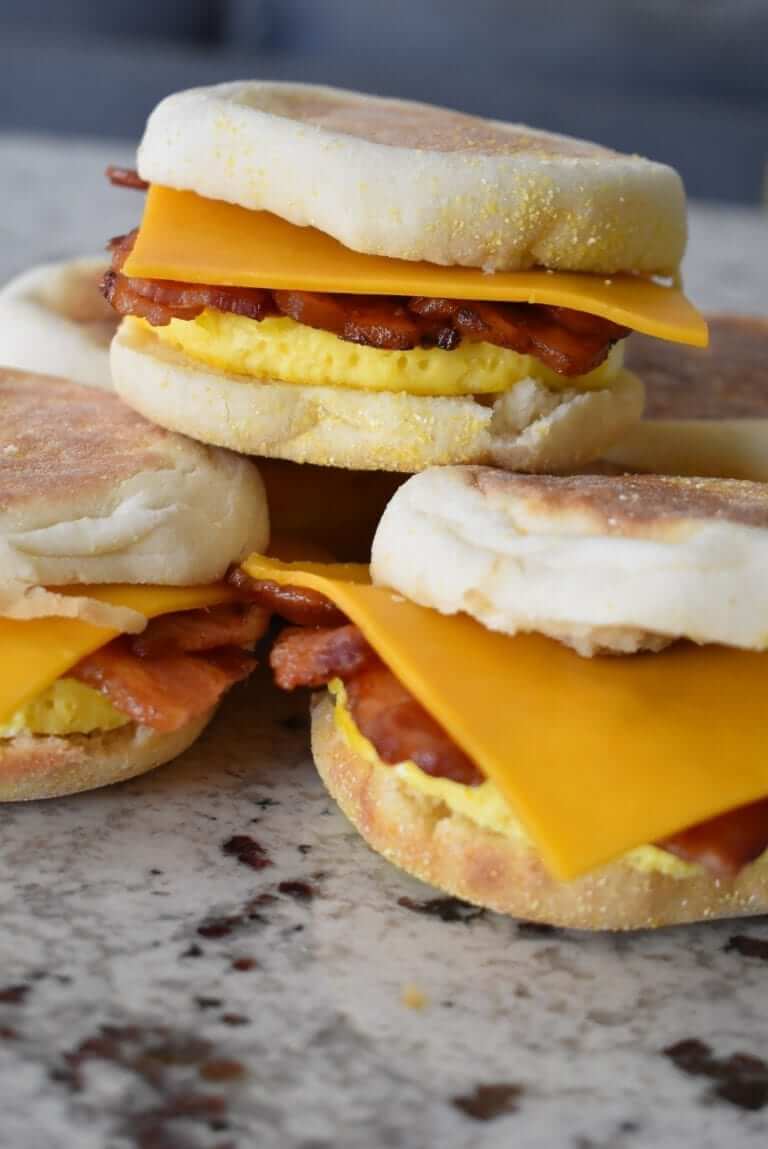 To Go Breakfast Sandwiches - Lou Lou Girls