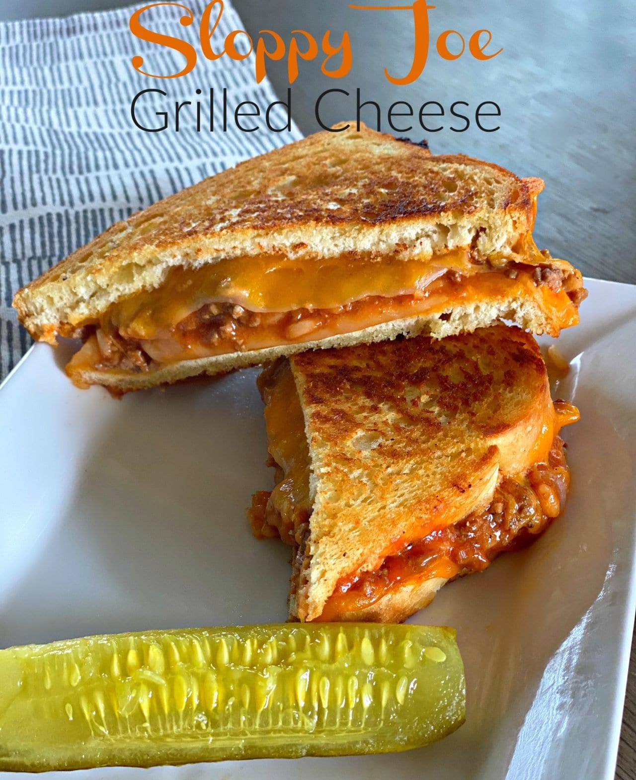 Yummy Sloppy Joe Grilled Cheese Lou Lou Girls