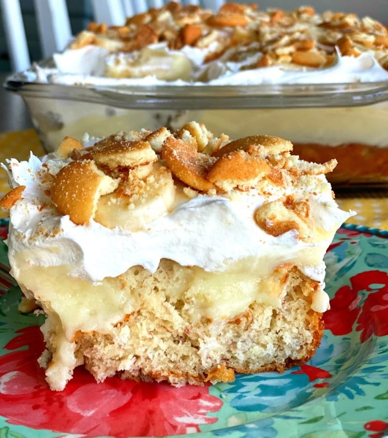 Yummy Banana Poke Cake - Lou Lou Girls