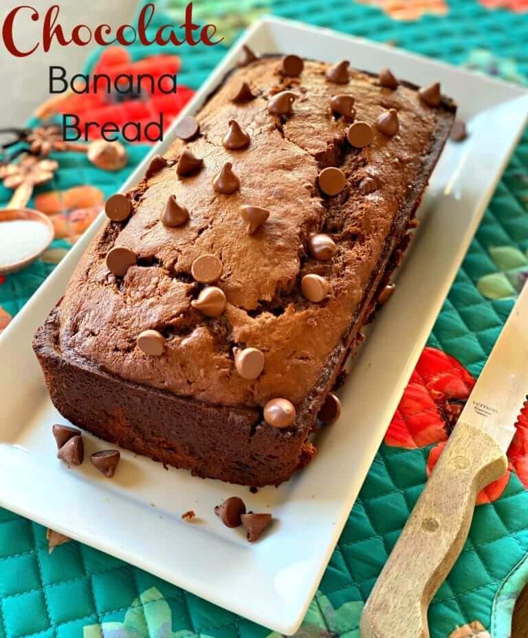 Delicious Chocolate Banana Bread - Lou Lou Girls