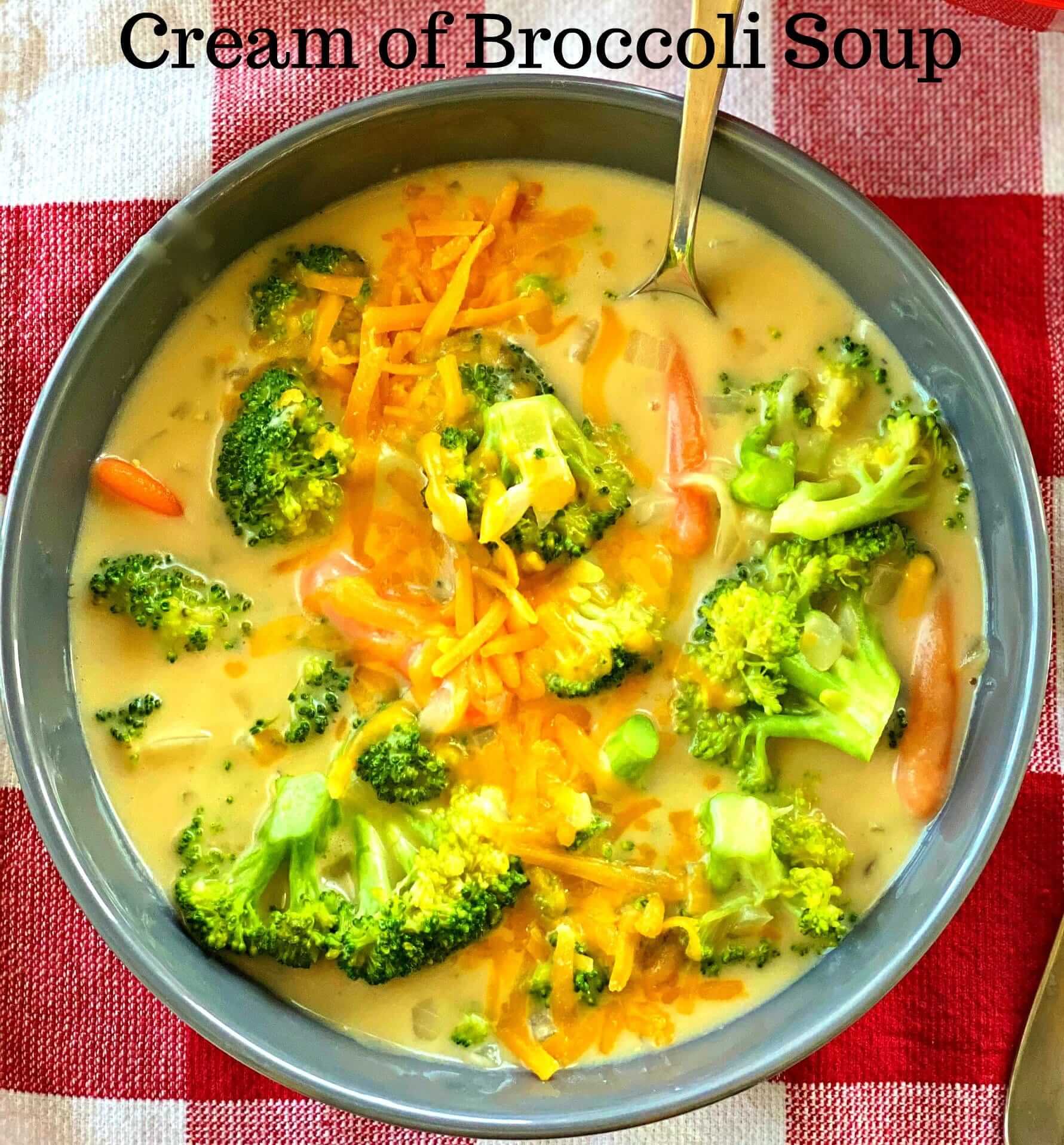 Delicious Cream of Broccoli Soup - Lou Lou Girls