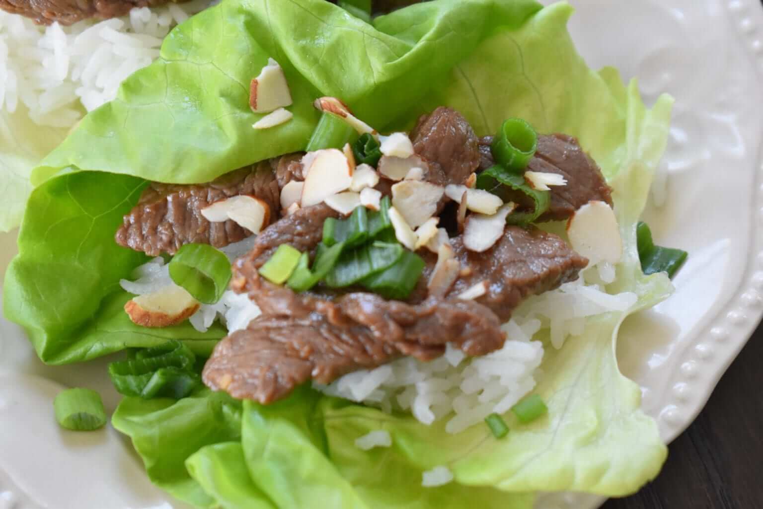 Korean Beef Lettuce Wraps Lou Lou Girls 1993