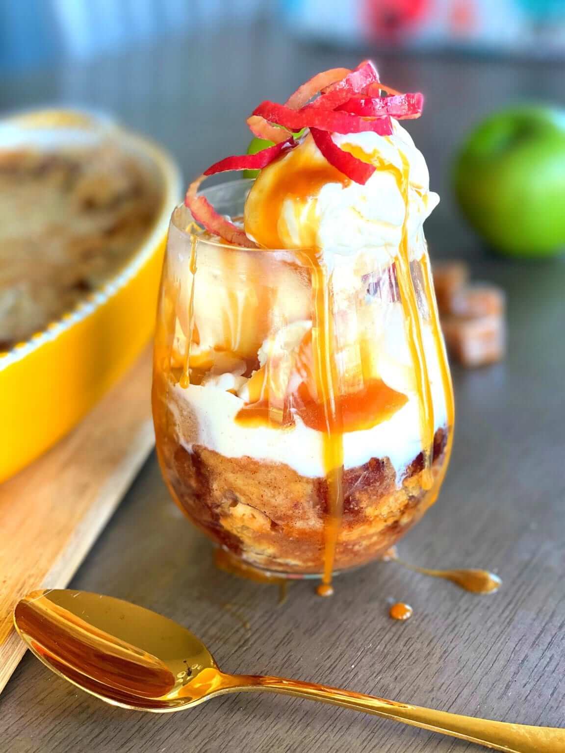 Easy Apple Caramel Dump Cake Recipe Lou Lou Girls