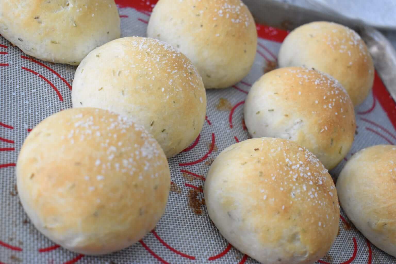 Rosemary Garlic Rolls - Lou Lou Girls