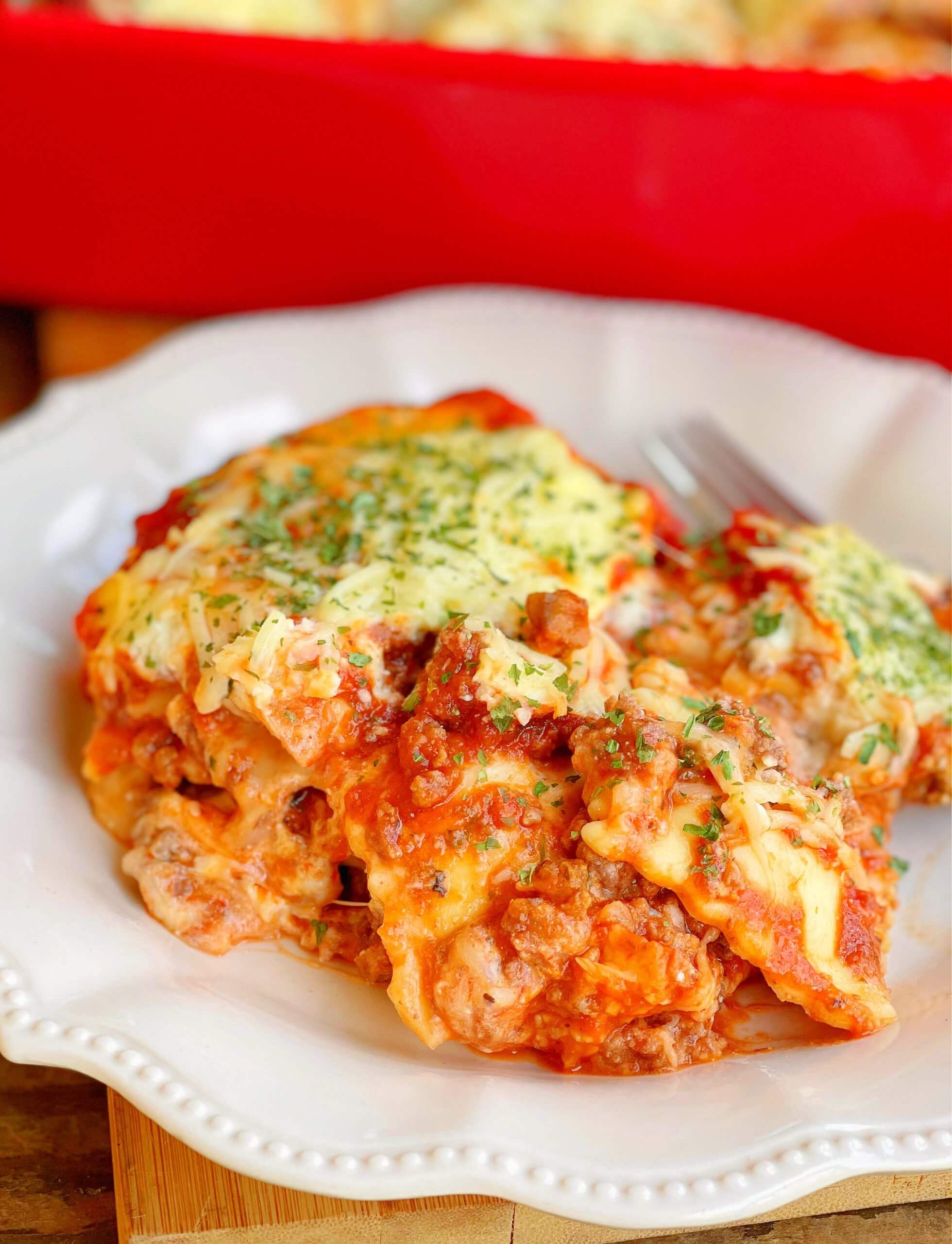 DELICIOUS RAVIOLI LASAGNA - Lou Lou Girls