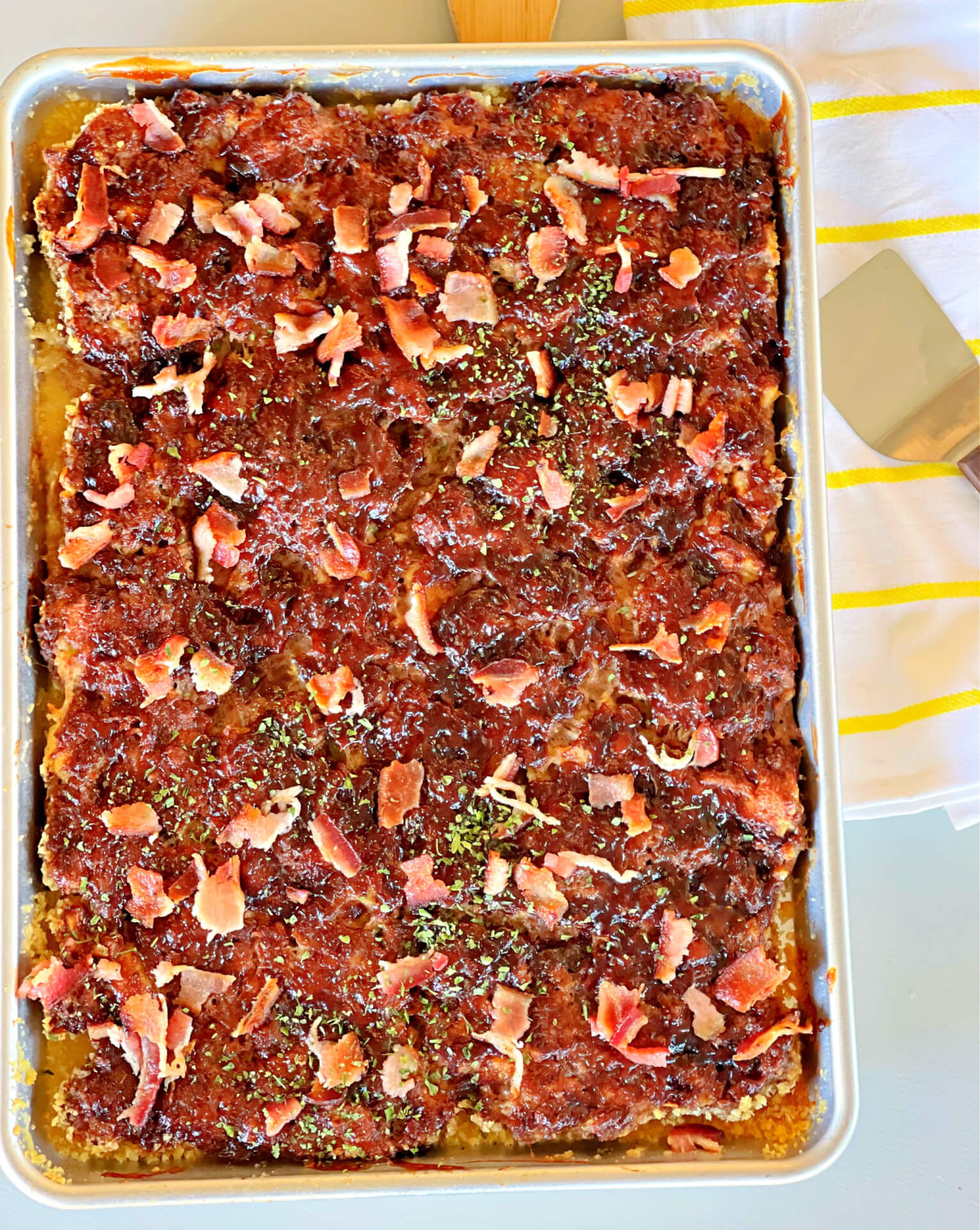 EASY SHEET PAN MEATLOAF Lou Lou Girls