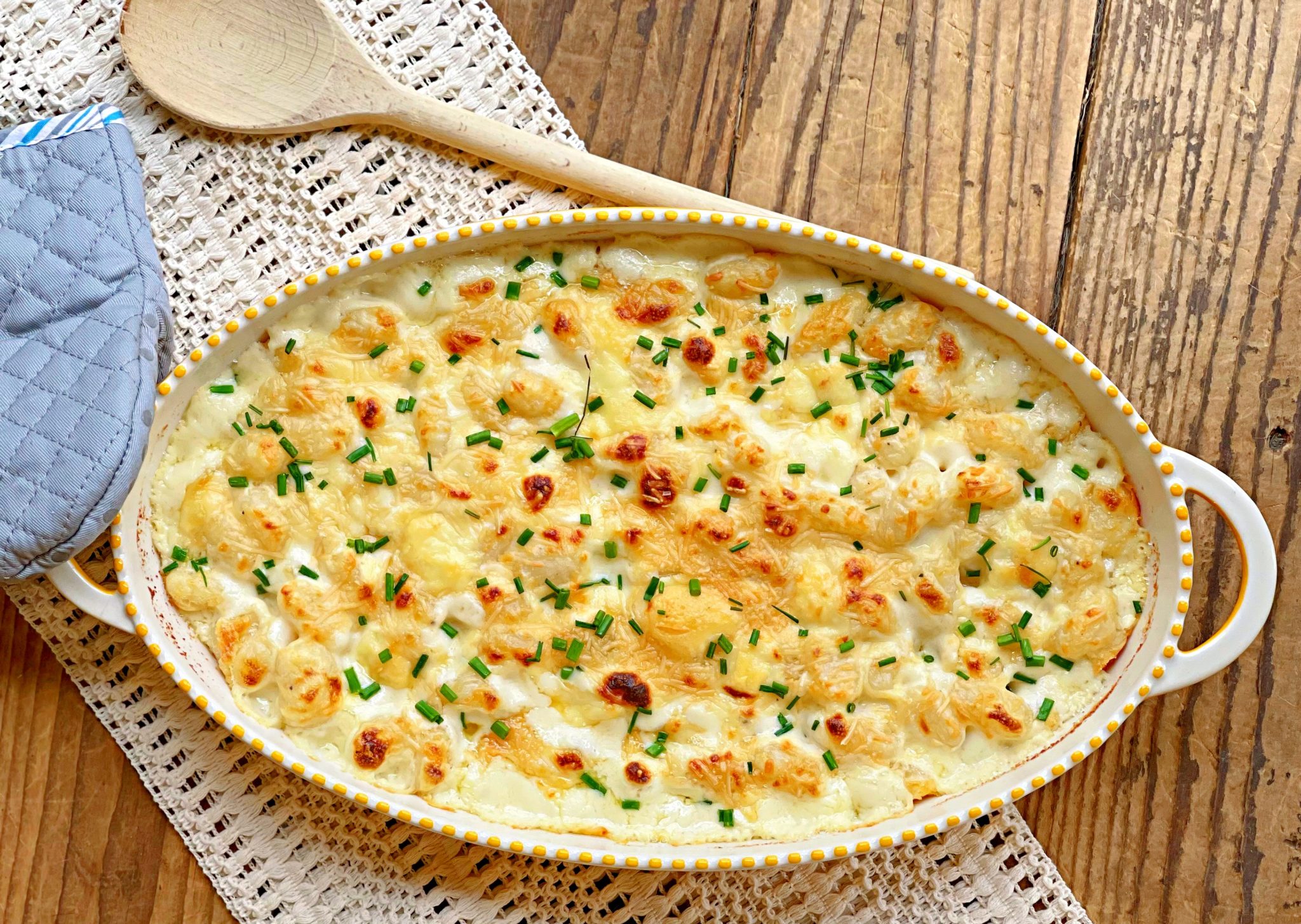 Delicious Alfredo Gnocchi Bake - Lou Lou Girls