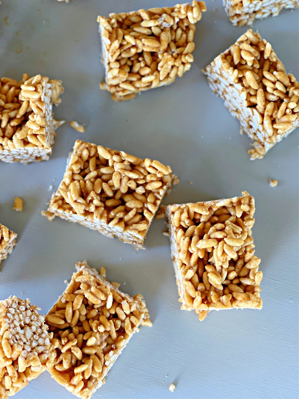 Easy Puffed Rice Bars - Lou Lou Girls