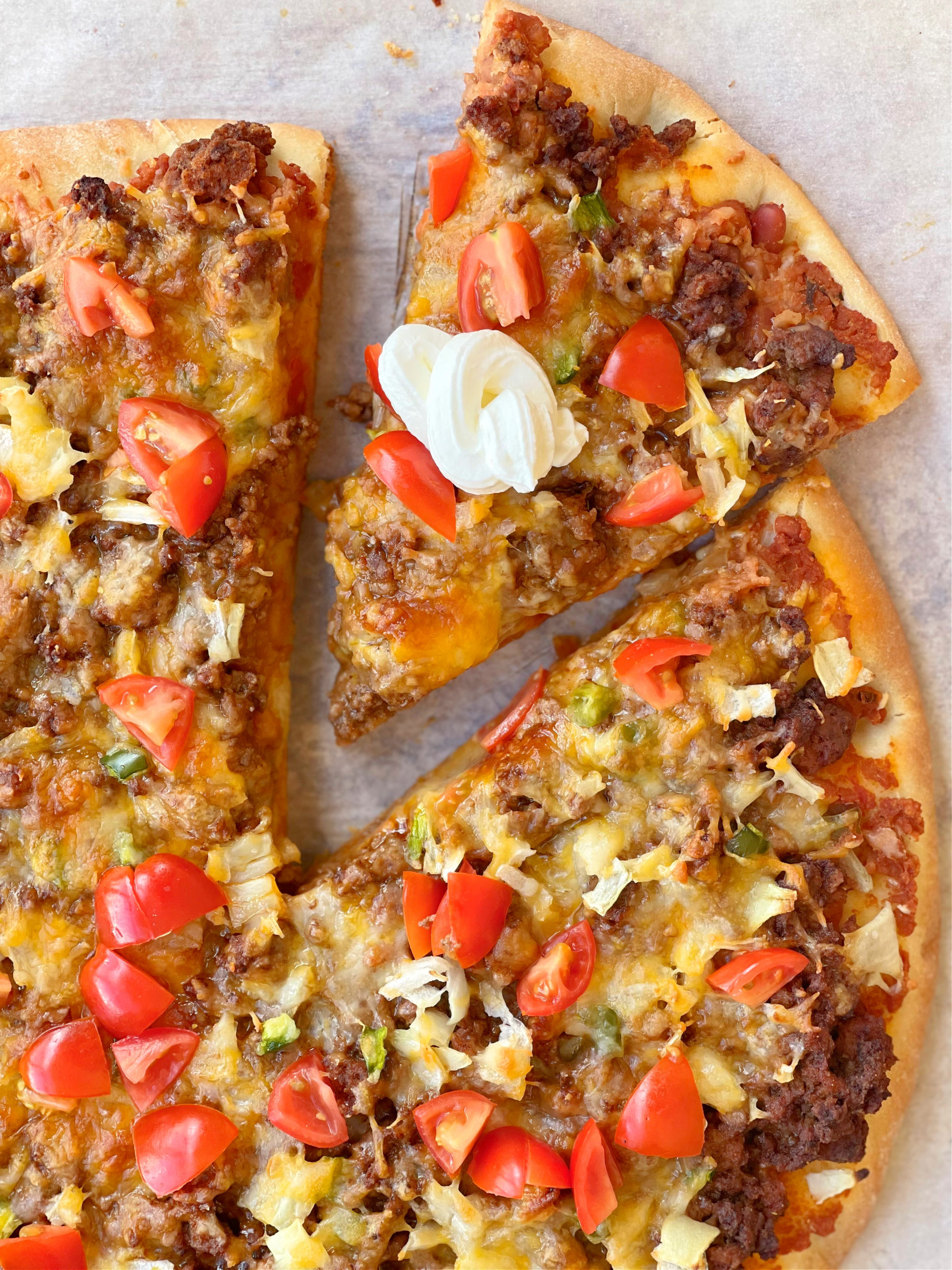 Best Taco Pizza - Lou Lou Girls