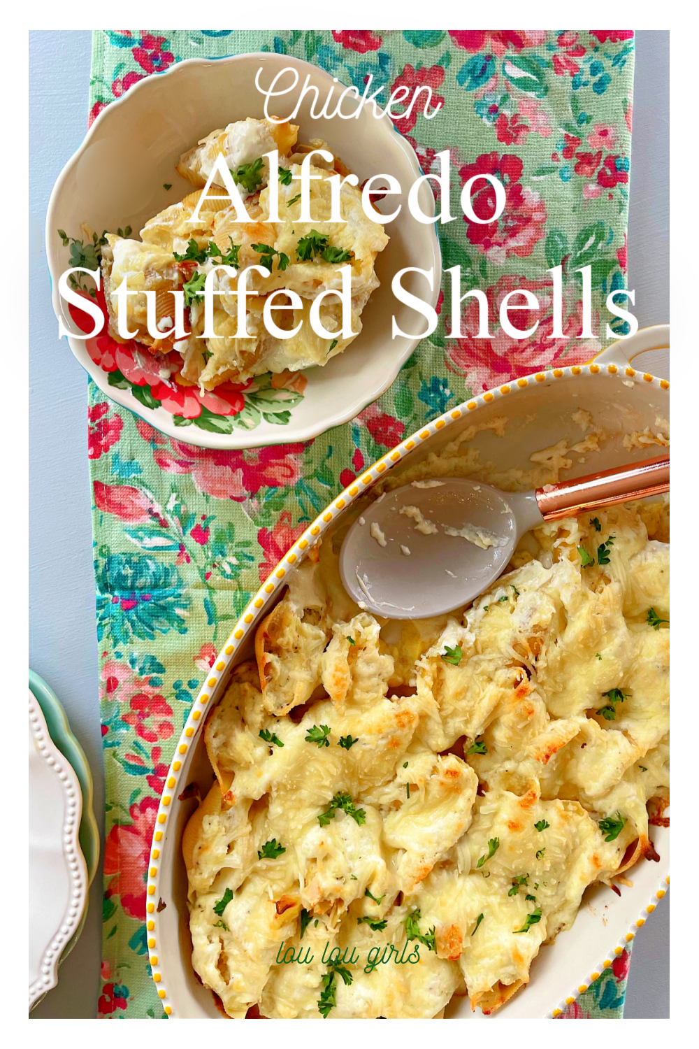 Easy Chicken Alfredo Stuffed Shells Recipe