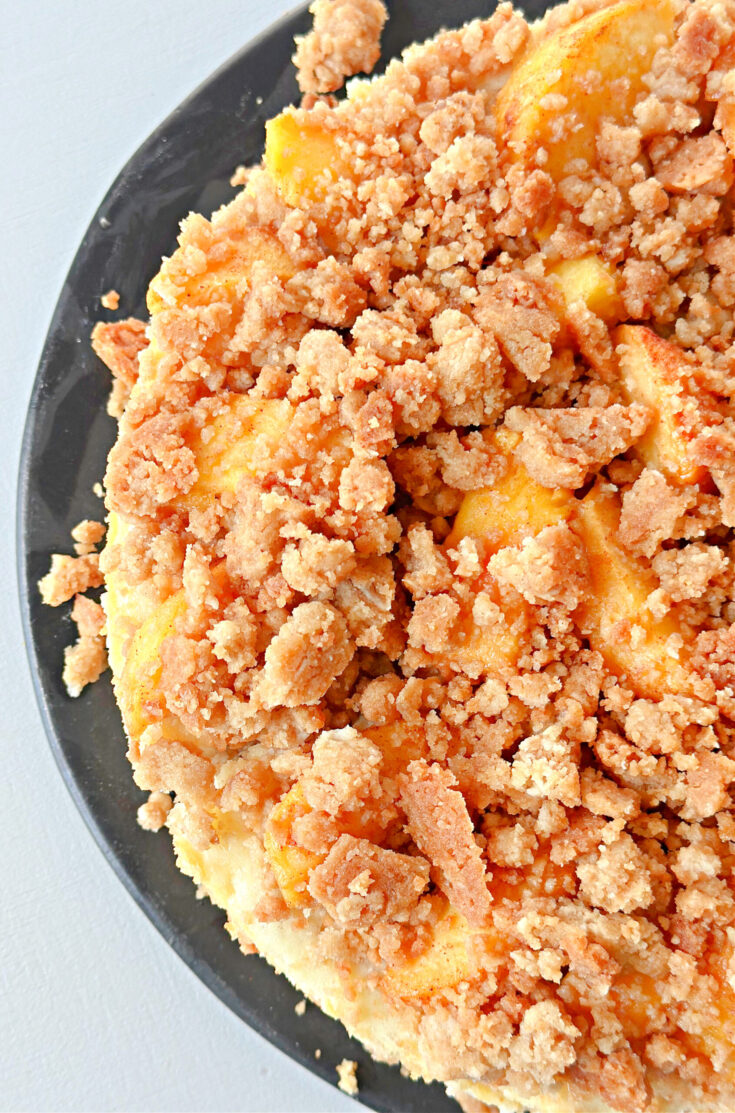 Peach Cobbler Cheesecake