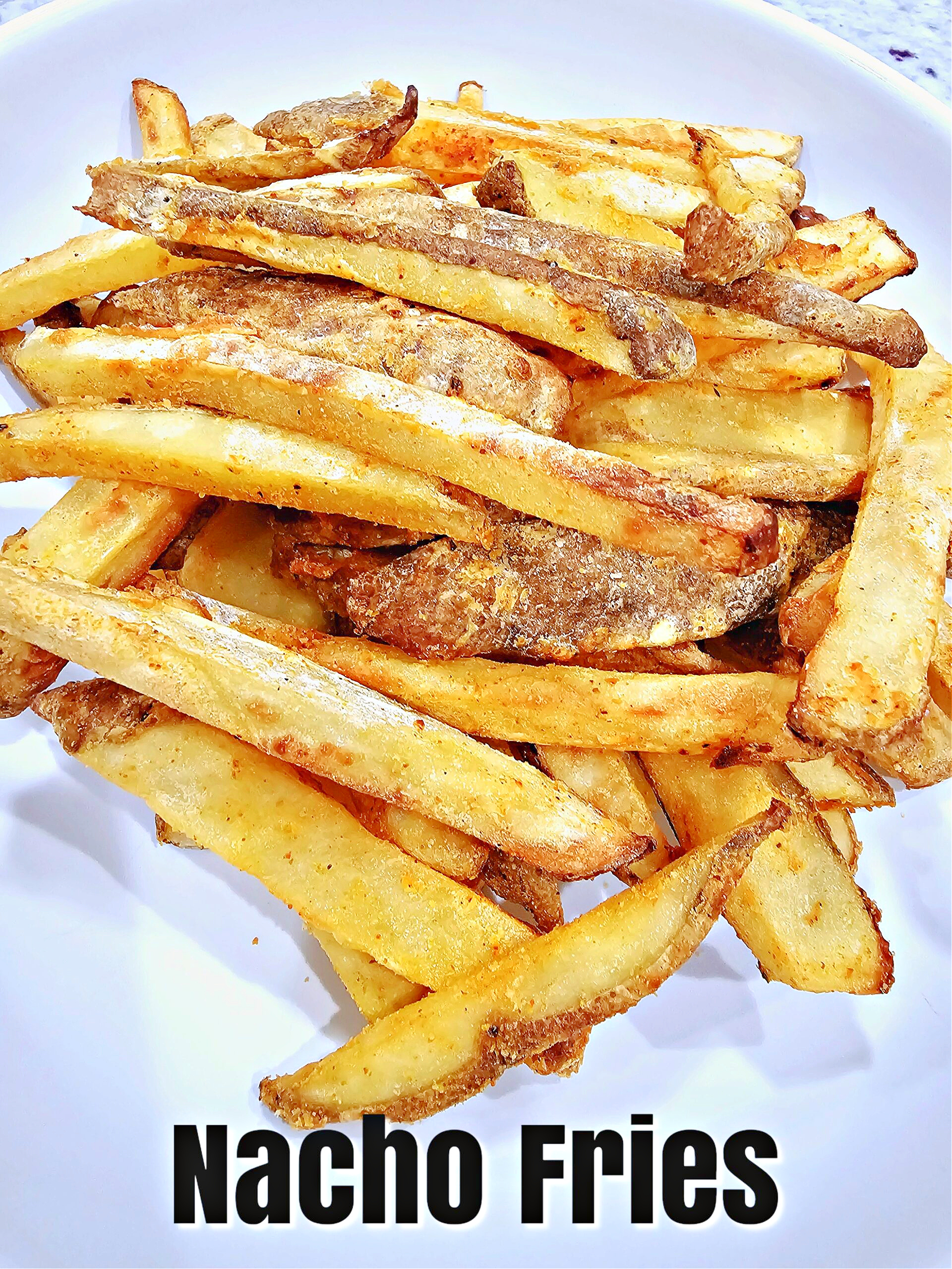 Nacho Fries #frenchfries #sidedish #partyfood #bbqfood #potatoes