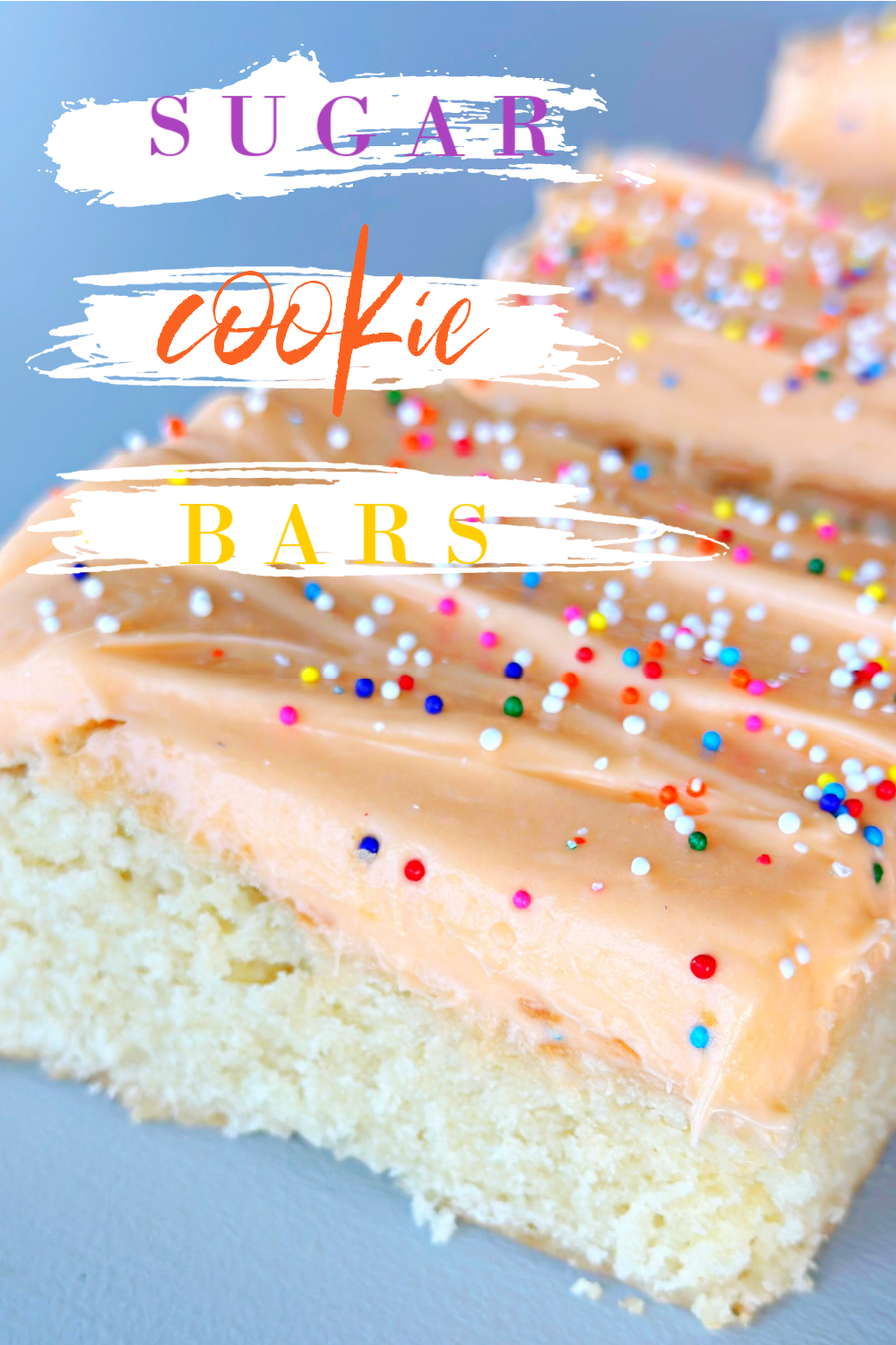 Sugar Cookie Bars #sugarcookies #cookiebars #cookie #dessert #afterschoolsnack #snackidea 