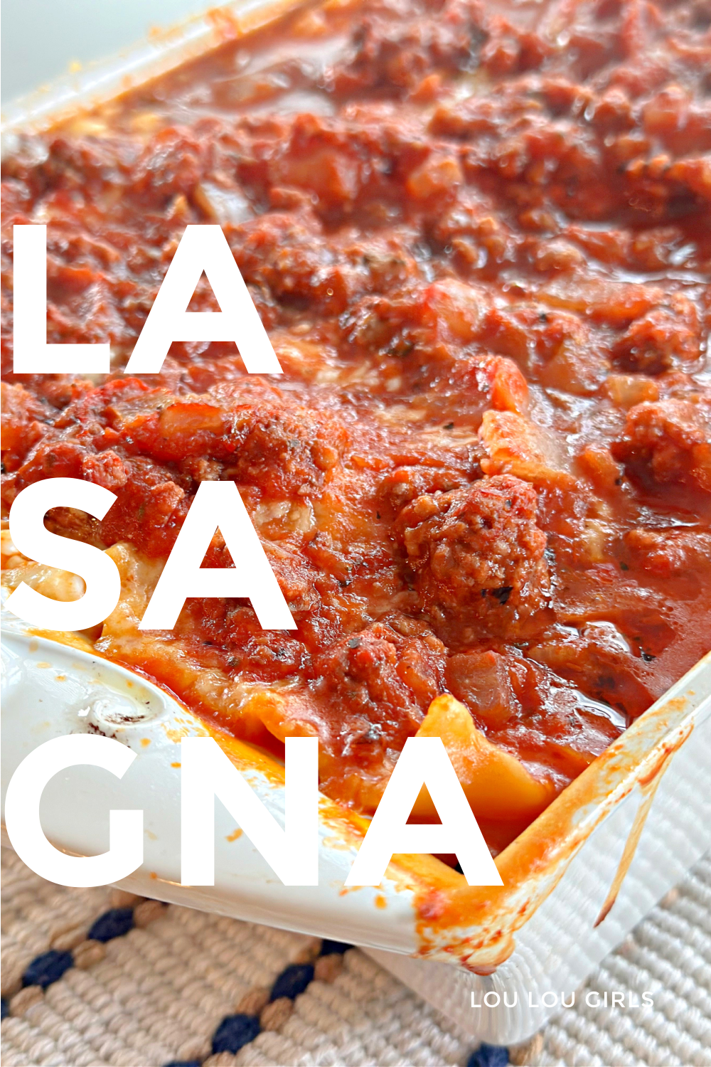 All Time Favorite Lasagna #beef #lasagna #pasta #onepanmeal #dinner #familydinner