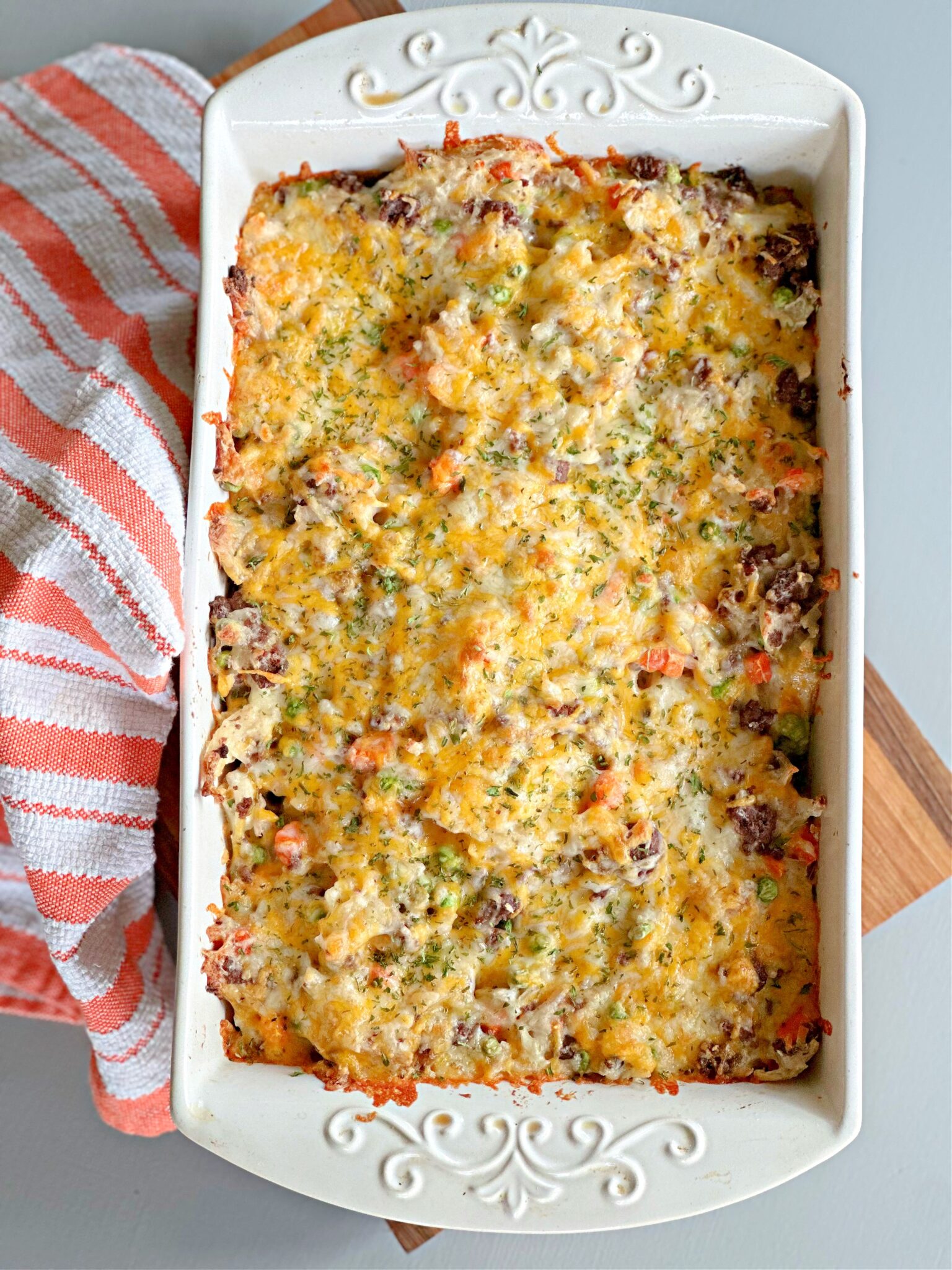 Hearty Hamburger Hash Brown Casserole Recipe | Lou Lou Girls