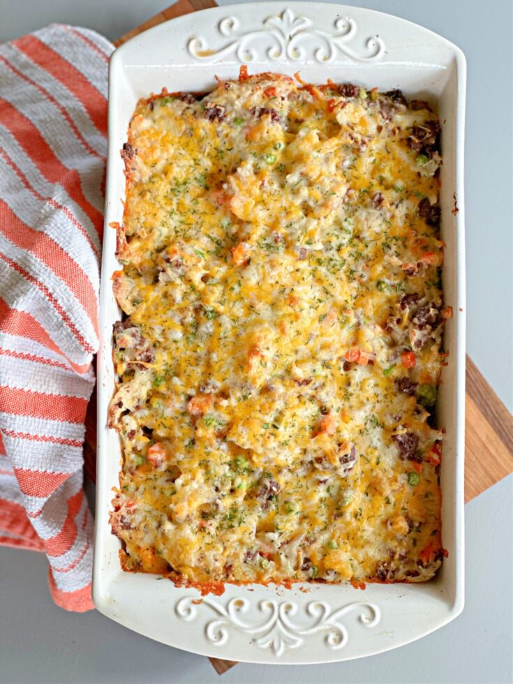 Hamburger Hash Brown Casserole