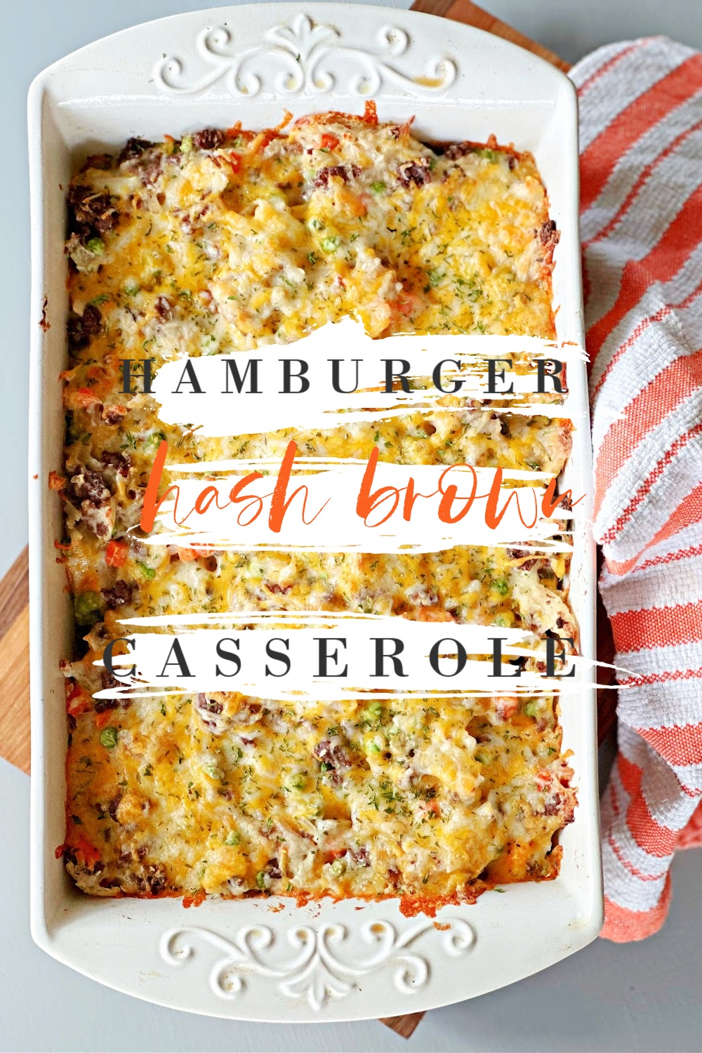 hamburger hash brown casserole #hamburger #beef #hashbrowns #casserole #onepanmeals #dinner