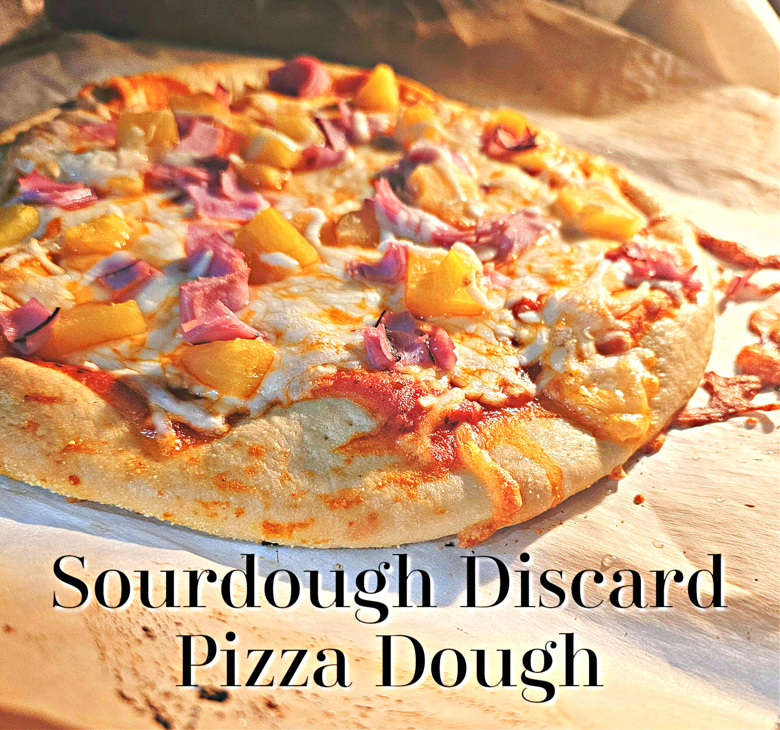 Sourdough Discard Pizza Dough #pizza #sourdough #dough #recipe