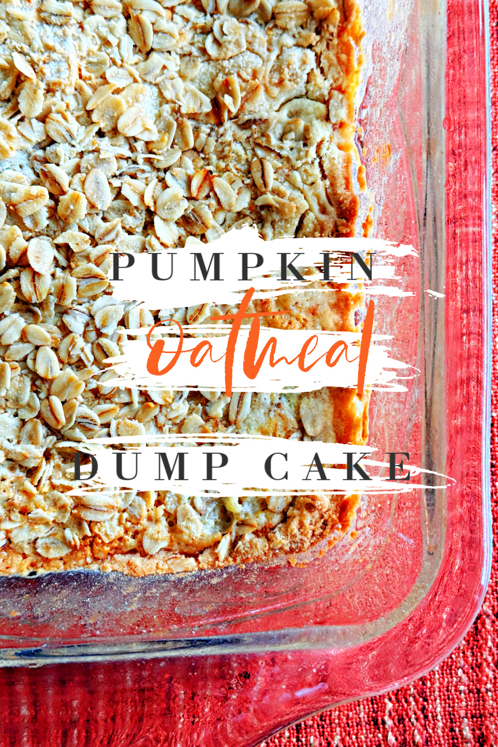 Pumpkin Oatmeal Dump Cake #pumpkin #oatmeal #dumpcake #cake #recipe