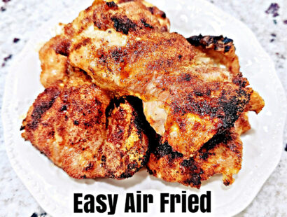 Easy Air Fried Chicken Thighs