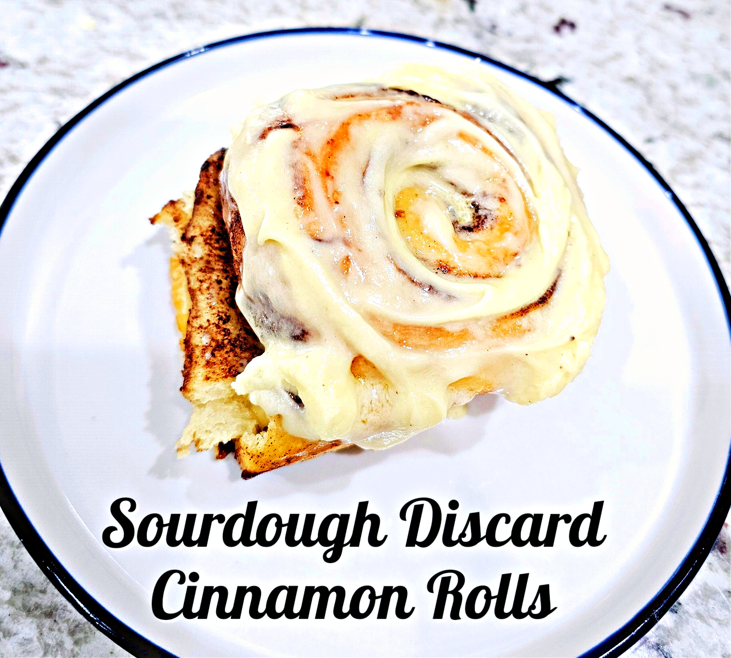 Sourdough Discard Cinnamon Rolls #sourdough #cinnamonrolls #dessert #breakfast #baking #christmas #discardsourdough