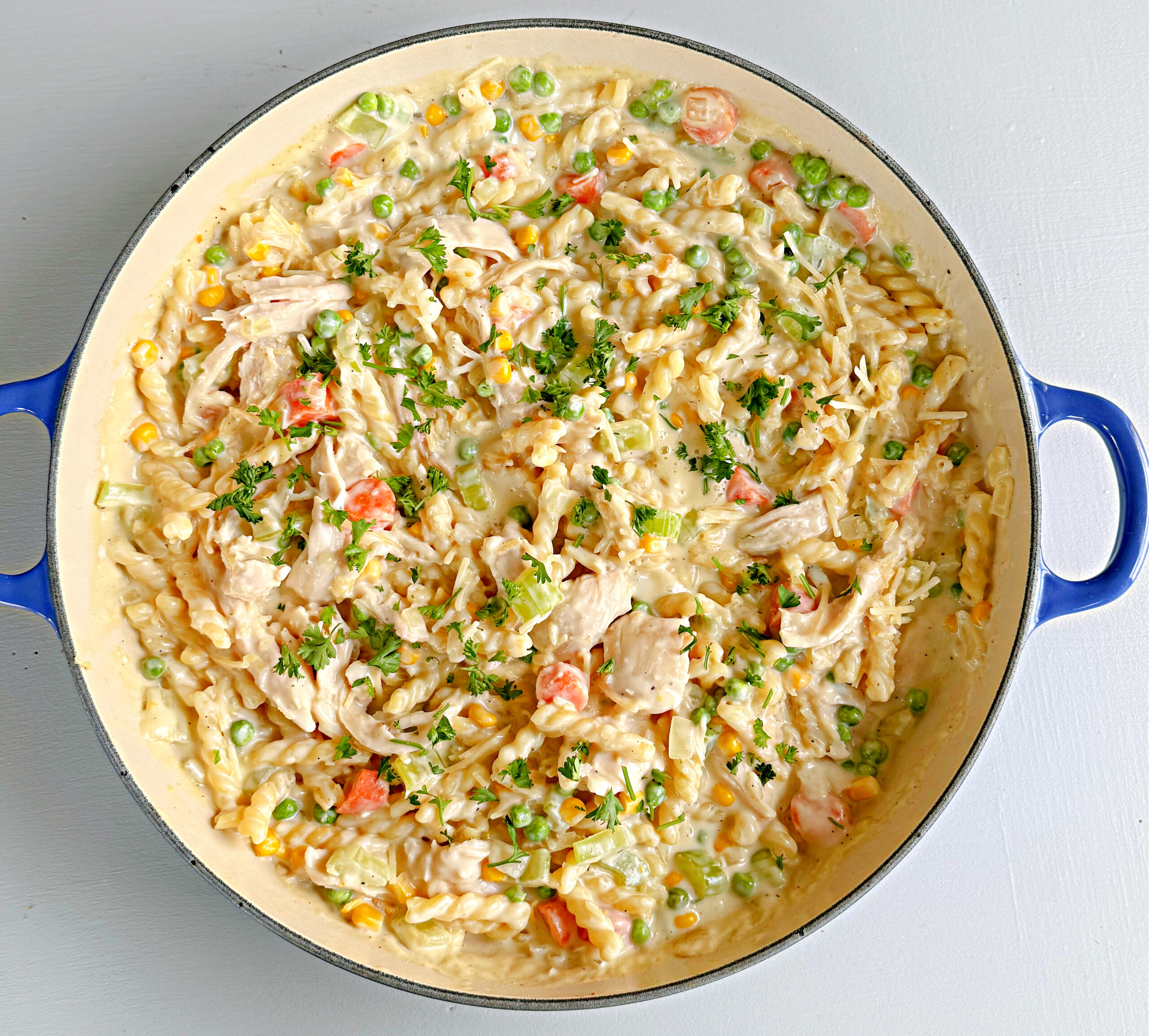 Chicken Pot Pie Pasta