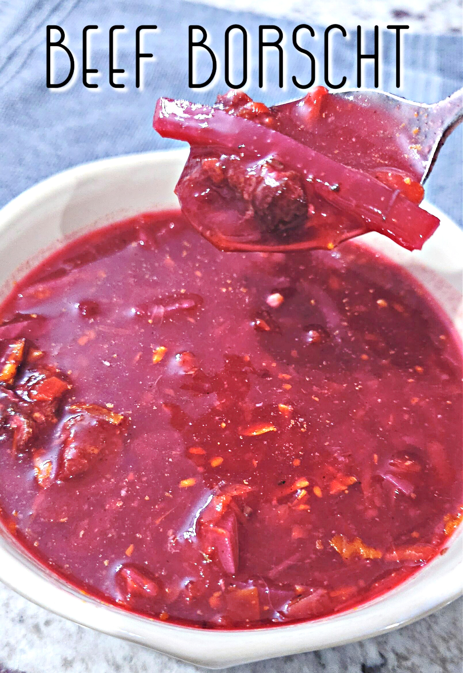 Beef Borscht #beef #soup #onepanmeal #winterrecipe #dinner #familydinner #weeknightdinner #recipe 